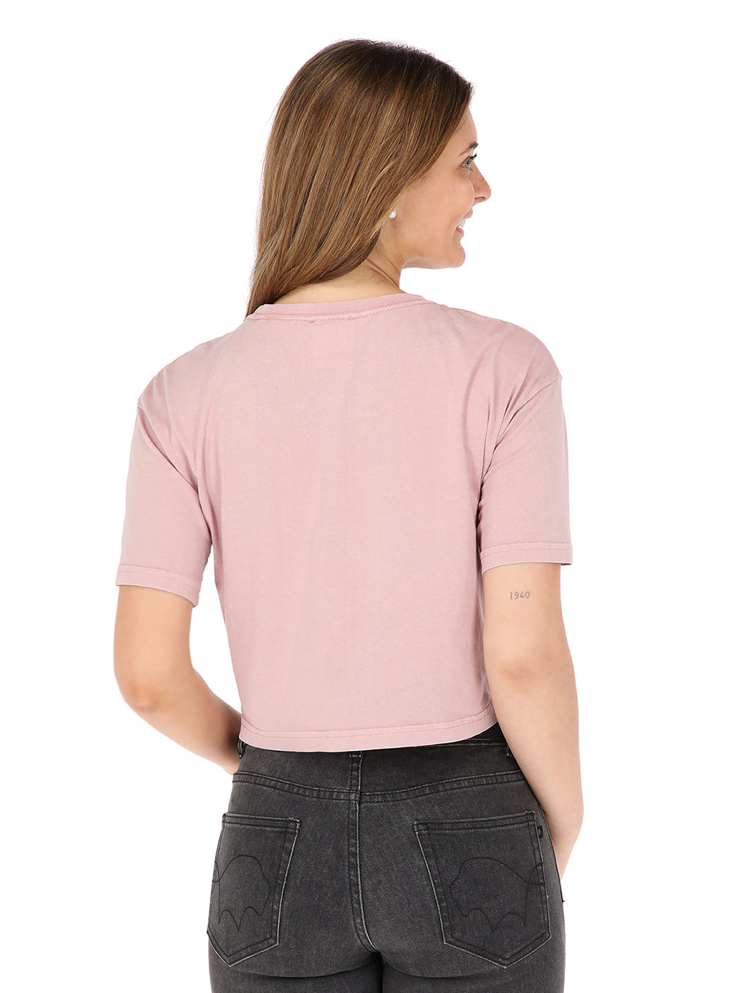 Polera Manga Corta Mujer - Rosado