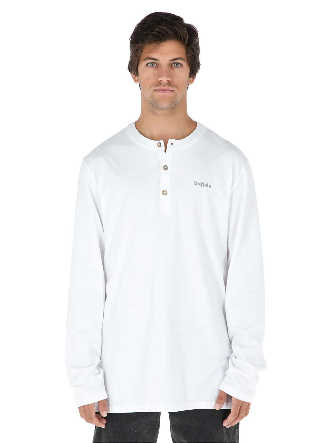 Polera Picuda Hombre - Blanco