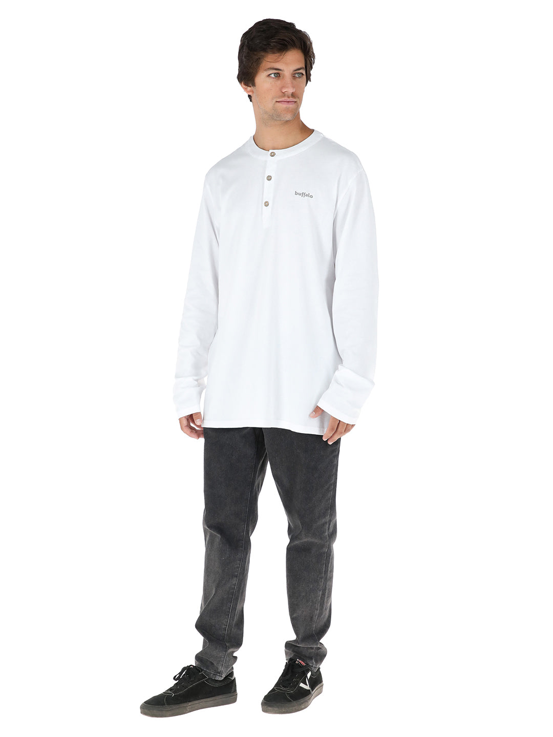 Polera Picuda Hombre - Blanco