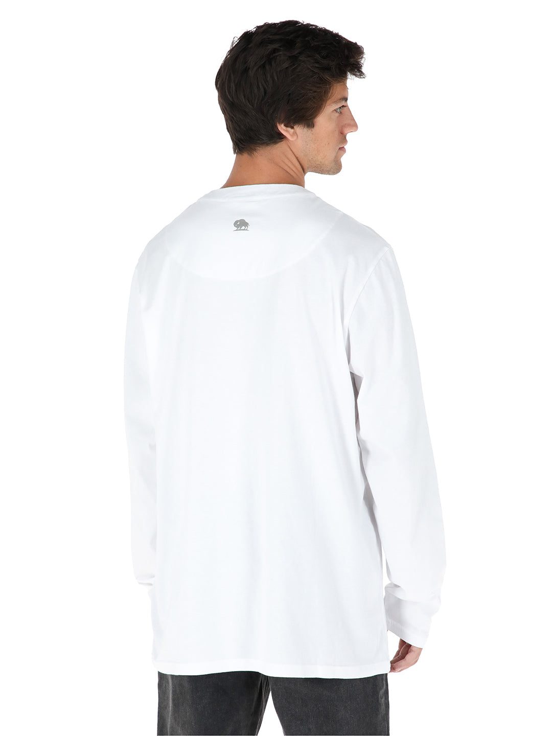 Polera Picuda Hombre - Blanco