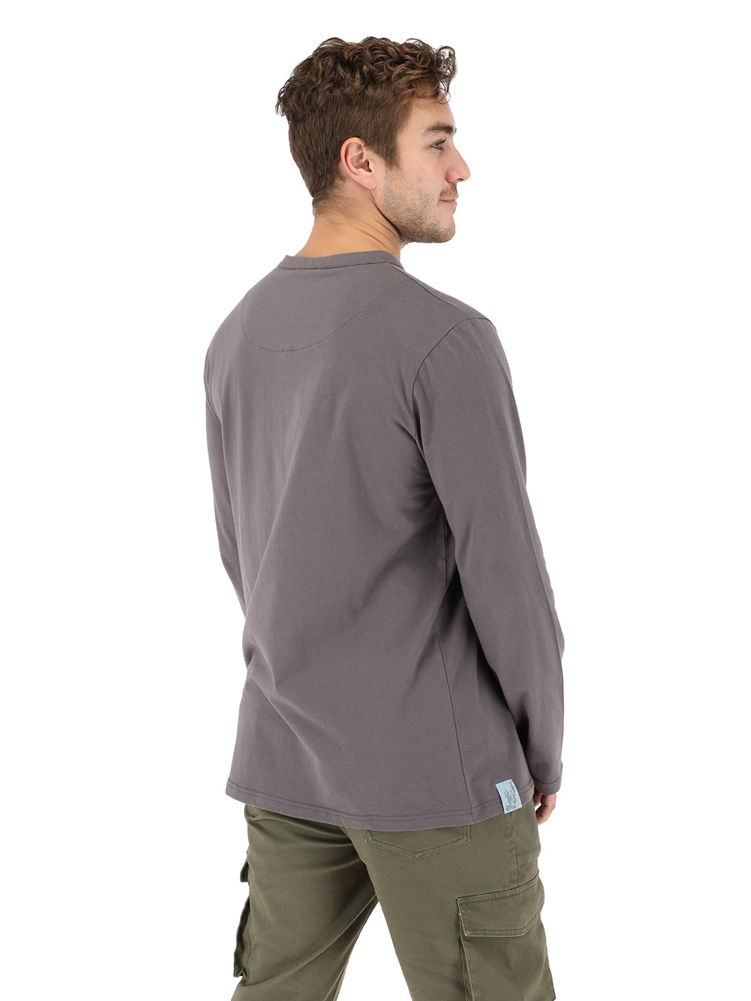 Polera Picuda 2 Hombre - Gris