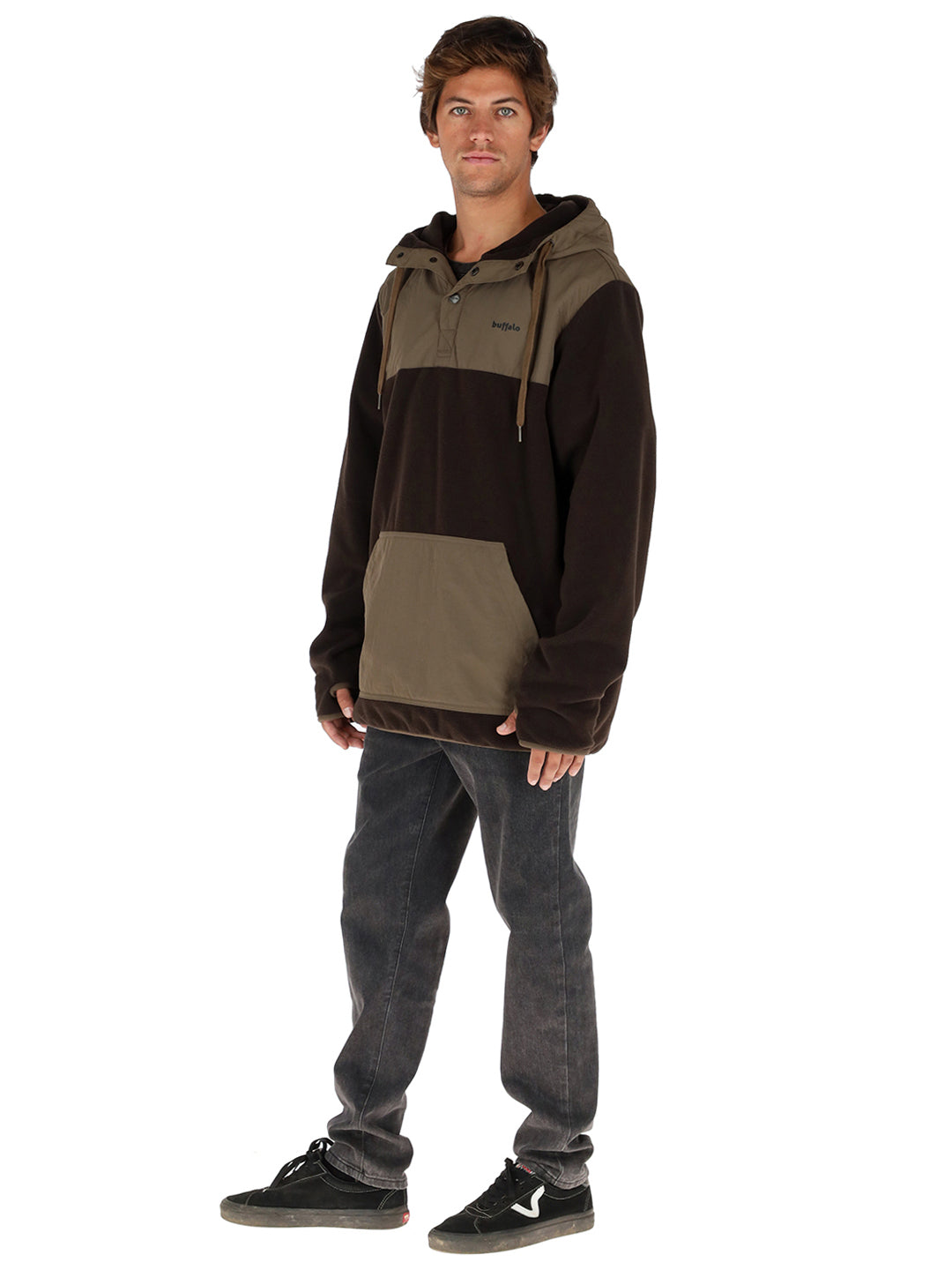 Poleron Acuta Hombre - Cafe