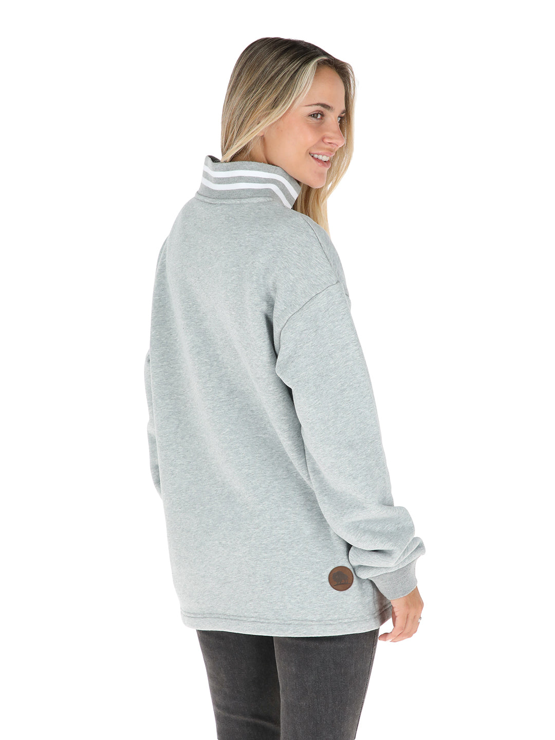 Poleron Igneo Mujer - Gris