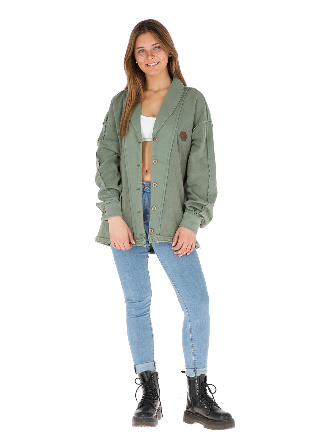 Poleron Lascar Mujer - Verde