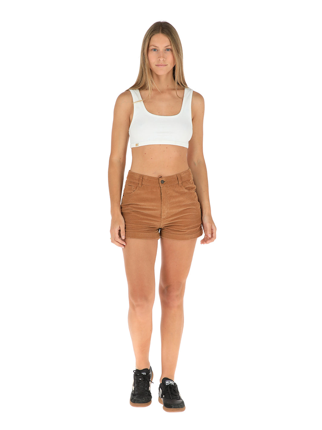 Short Alerce Mujer - Cafe