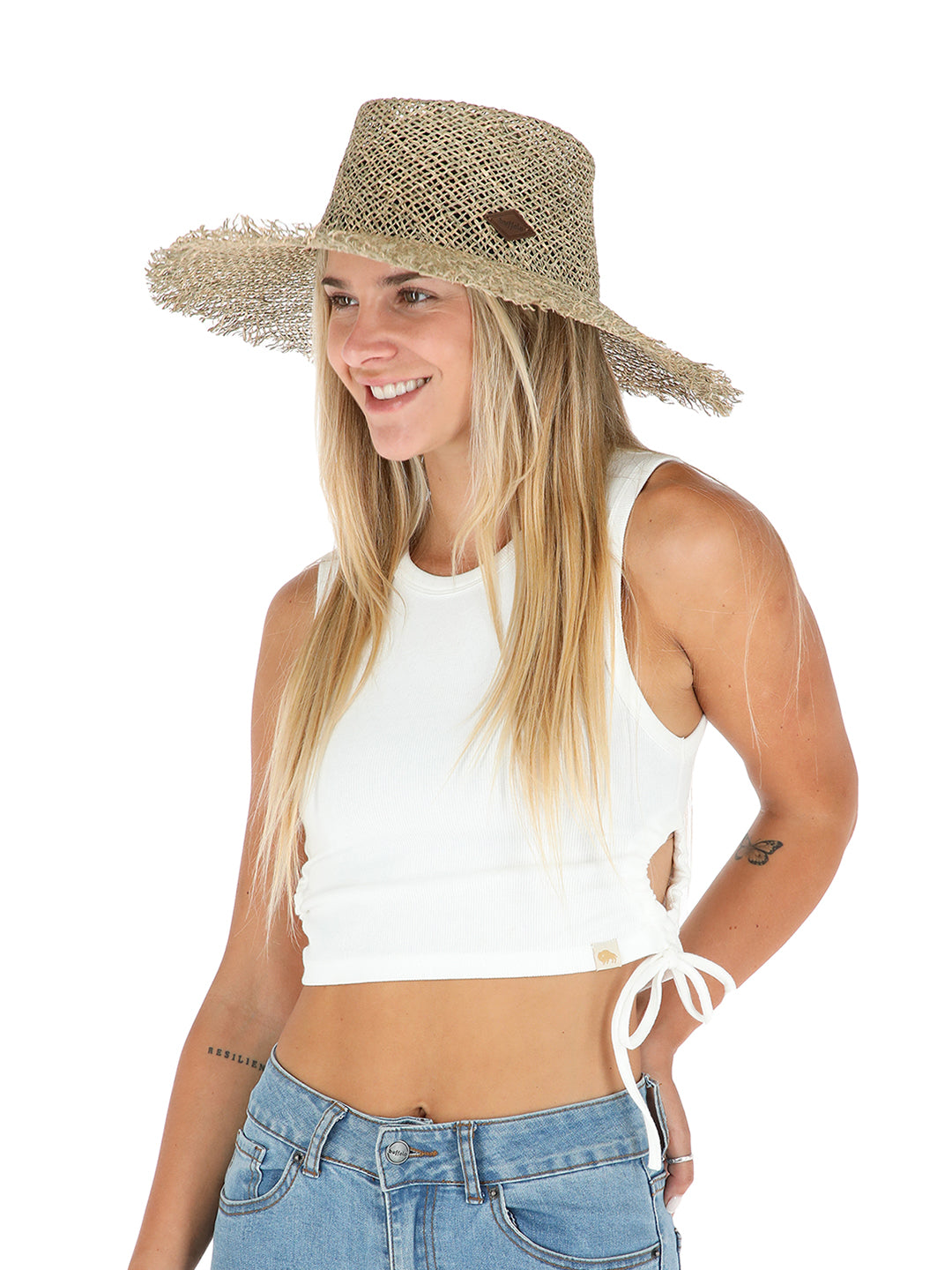 Sombrero de Paja Colihue - Beige
