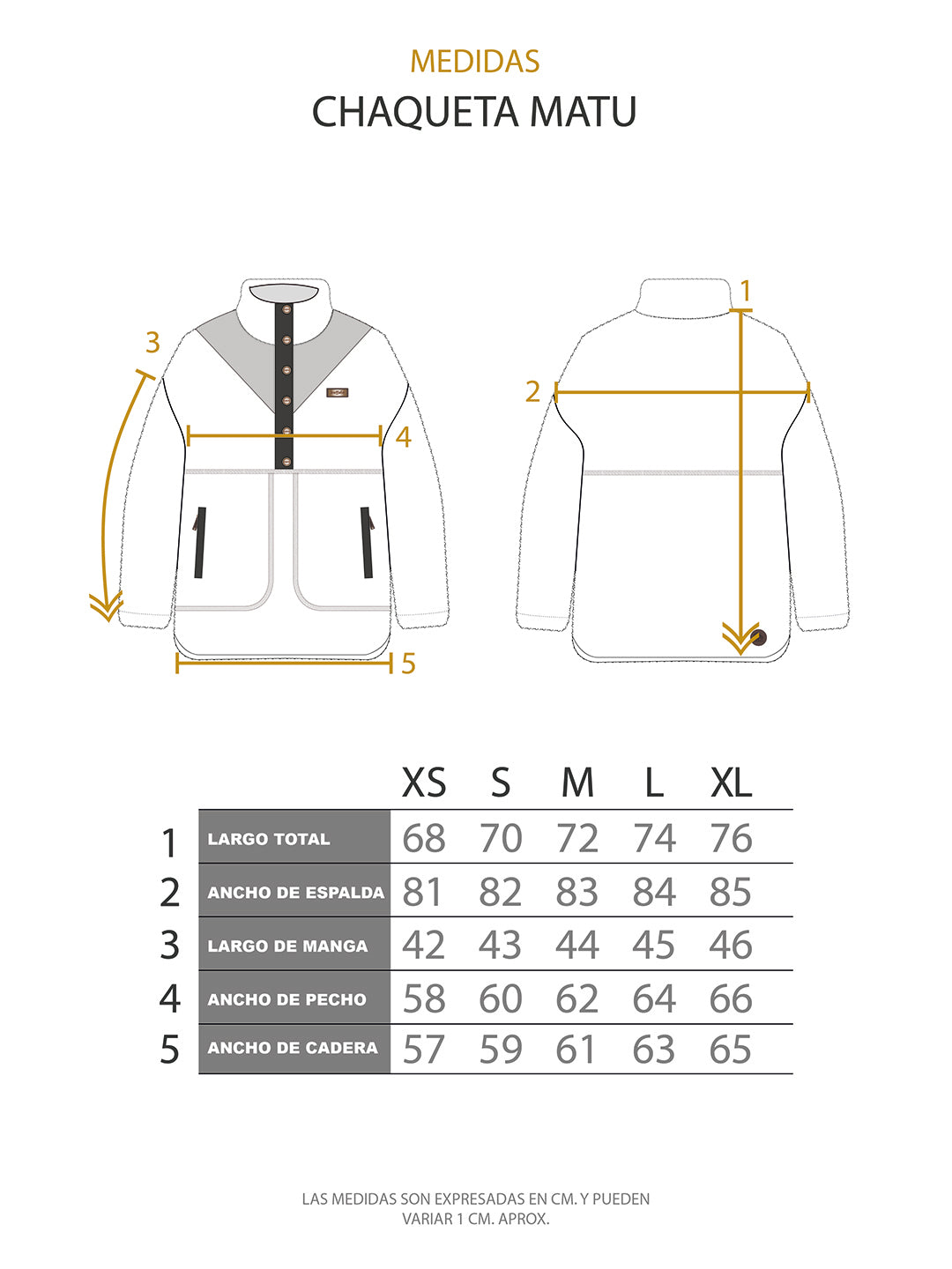 Chaqueta Matu Mujer - Beige