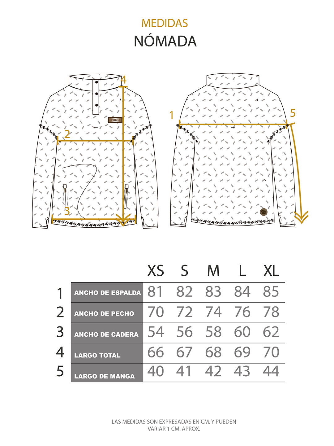 Chaqueta Nomada Mujer - Amarillo