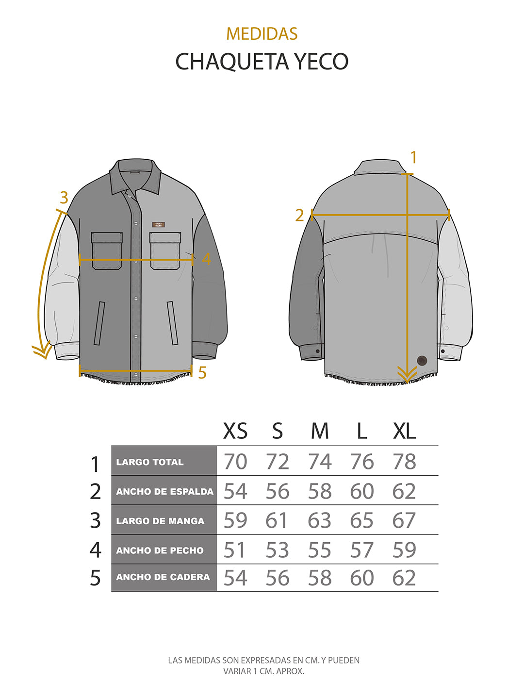 Chaqueta Yeco Mujer - Cafe