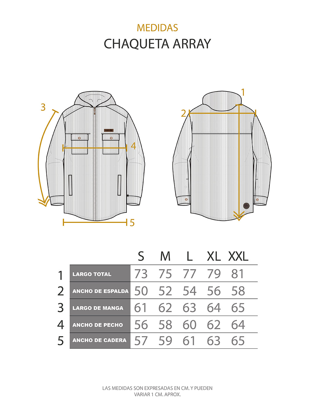Chaqueta Array Hombre