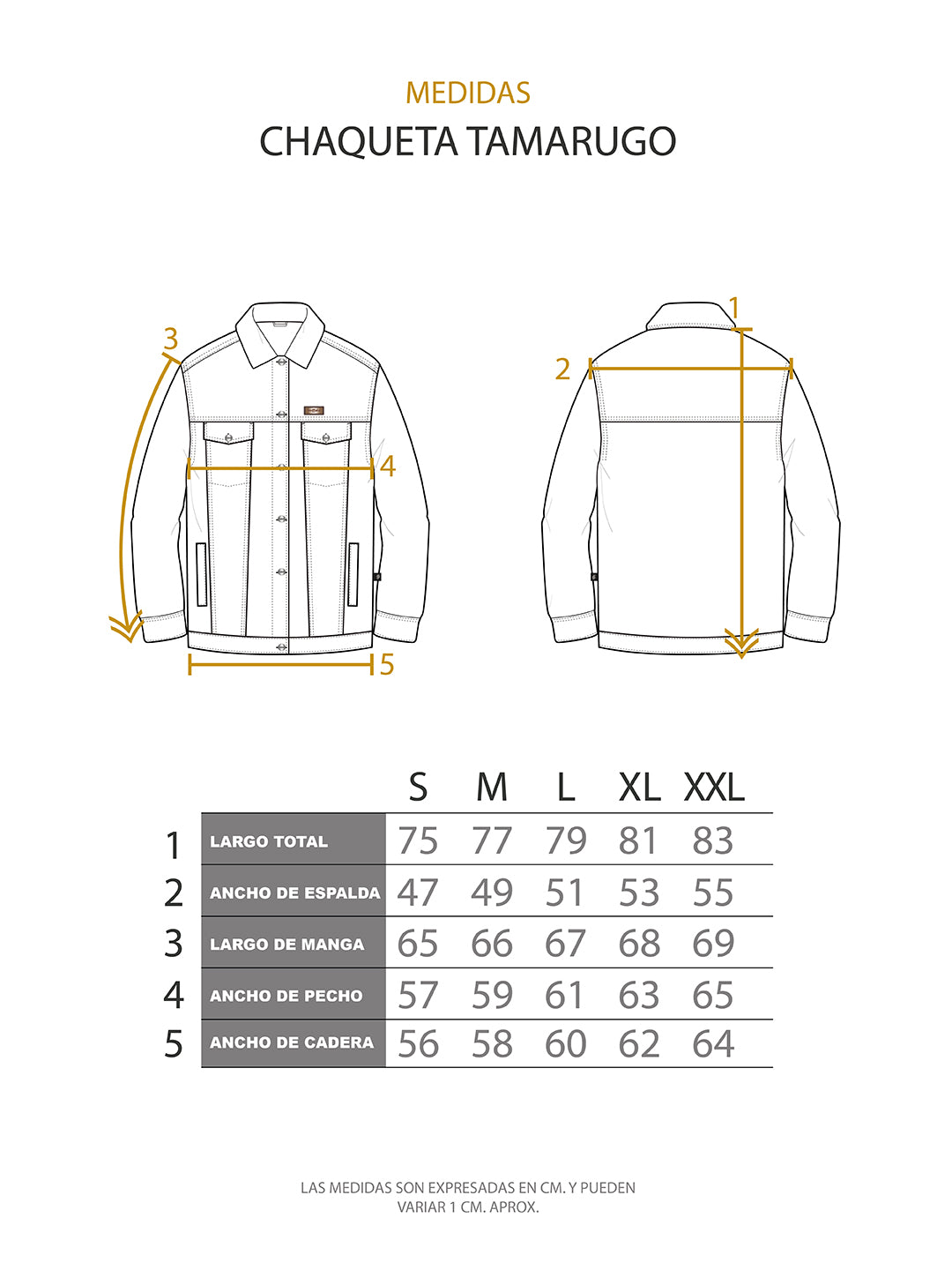 Chaqueta Tamarugo Hombre