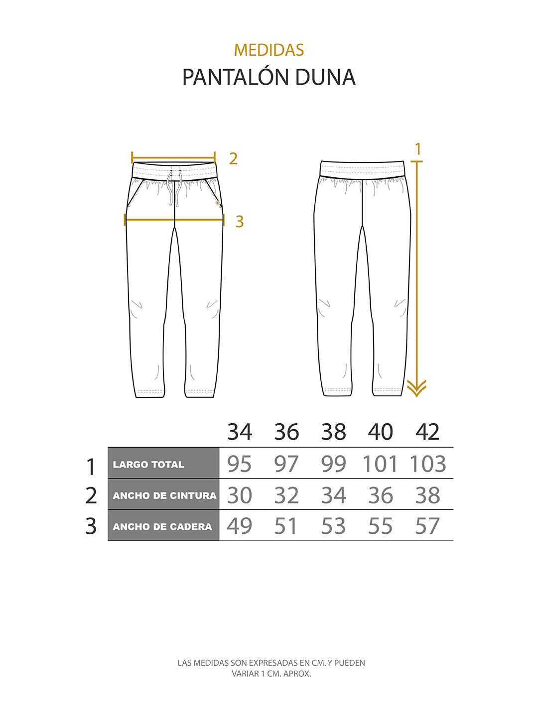 Pantalon Duna Mujer