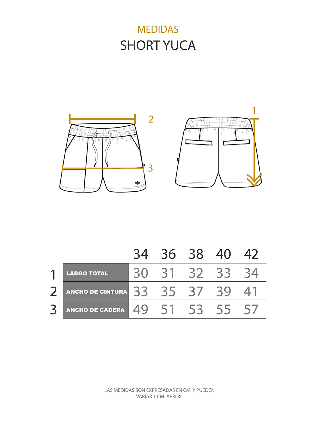 Short Yuca Mujer