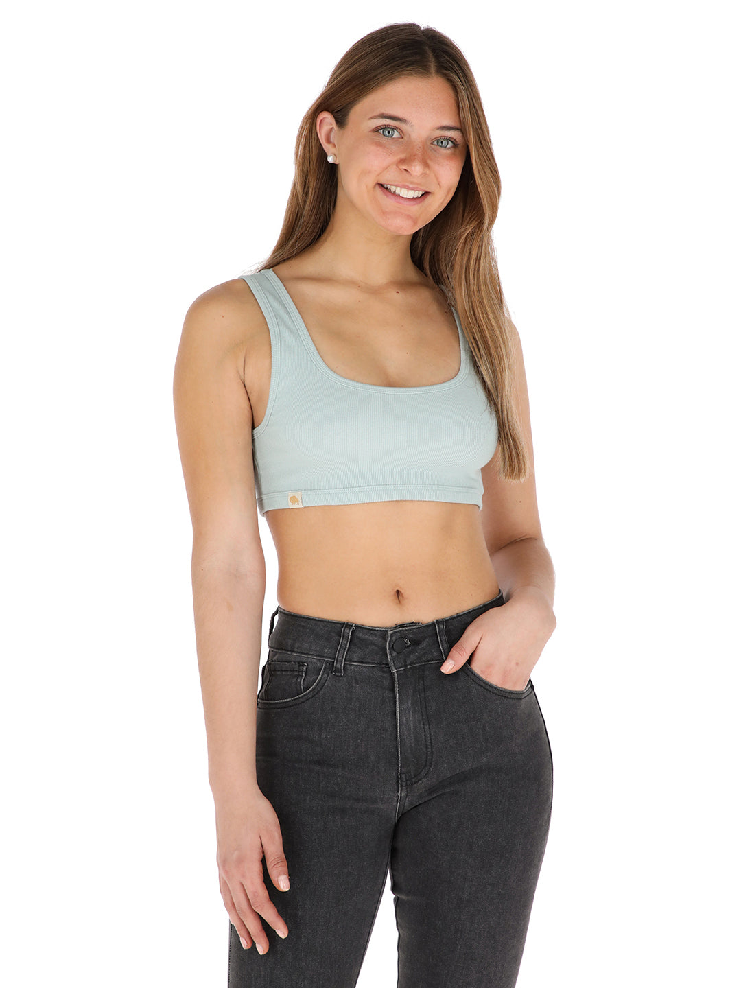 Top Ata Mujer - Turquesa