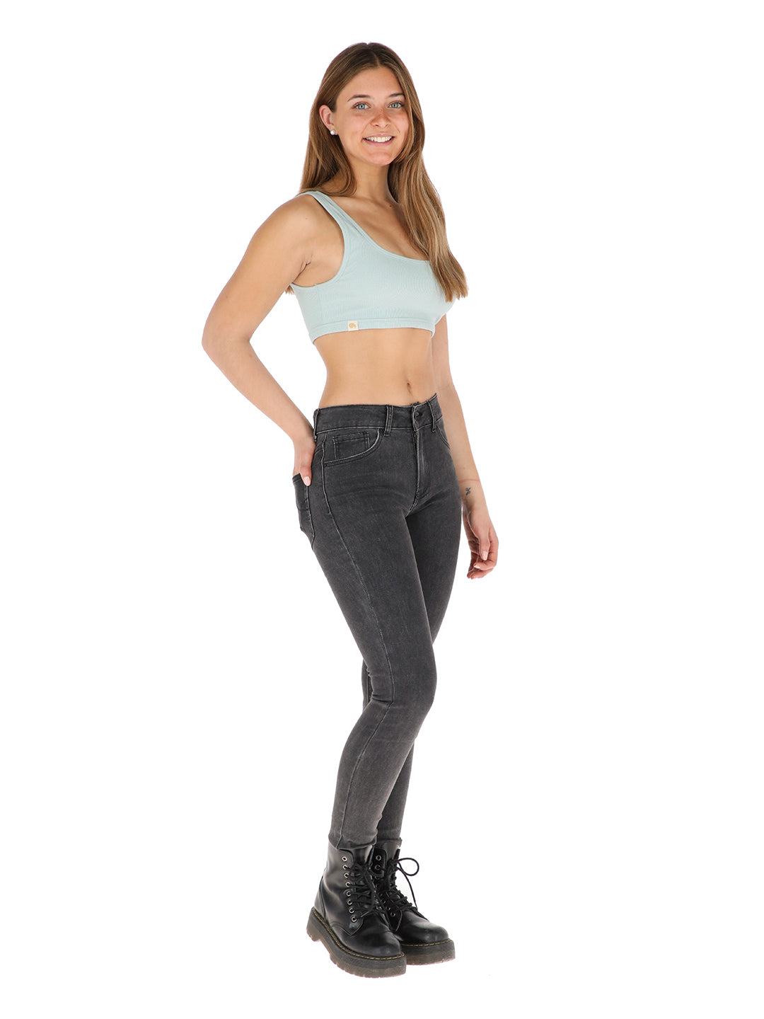 Top Ata Mujer - Turquesa