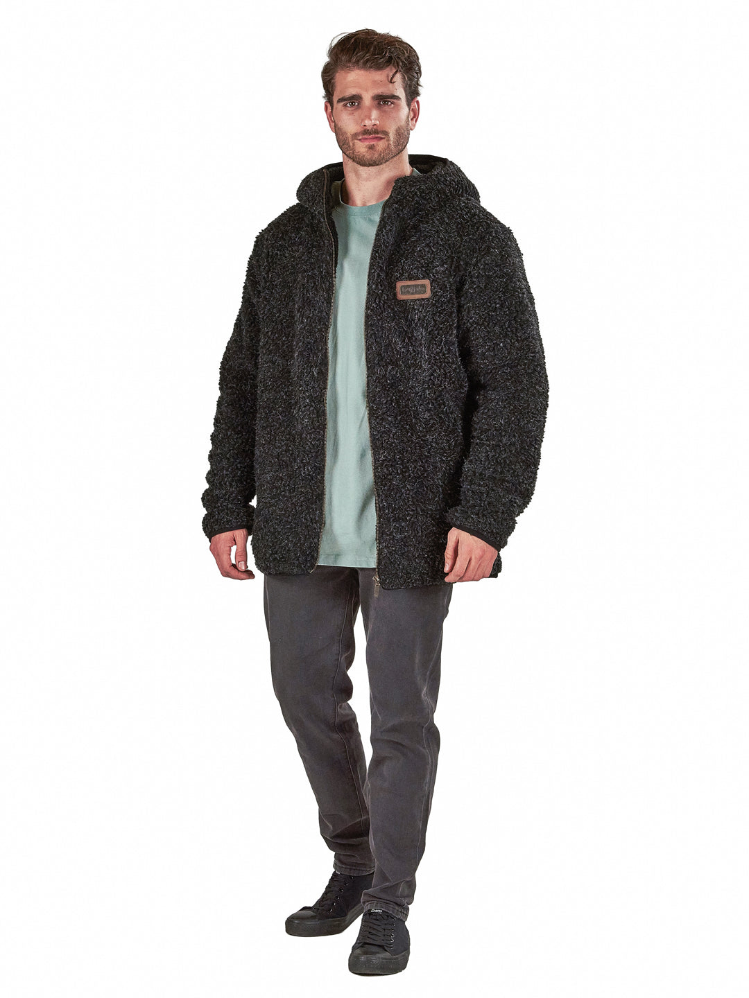 Chaqueta Chiporro Hombre - Negro Jaspeado