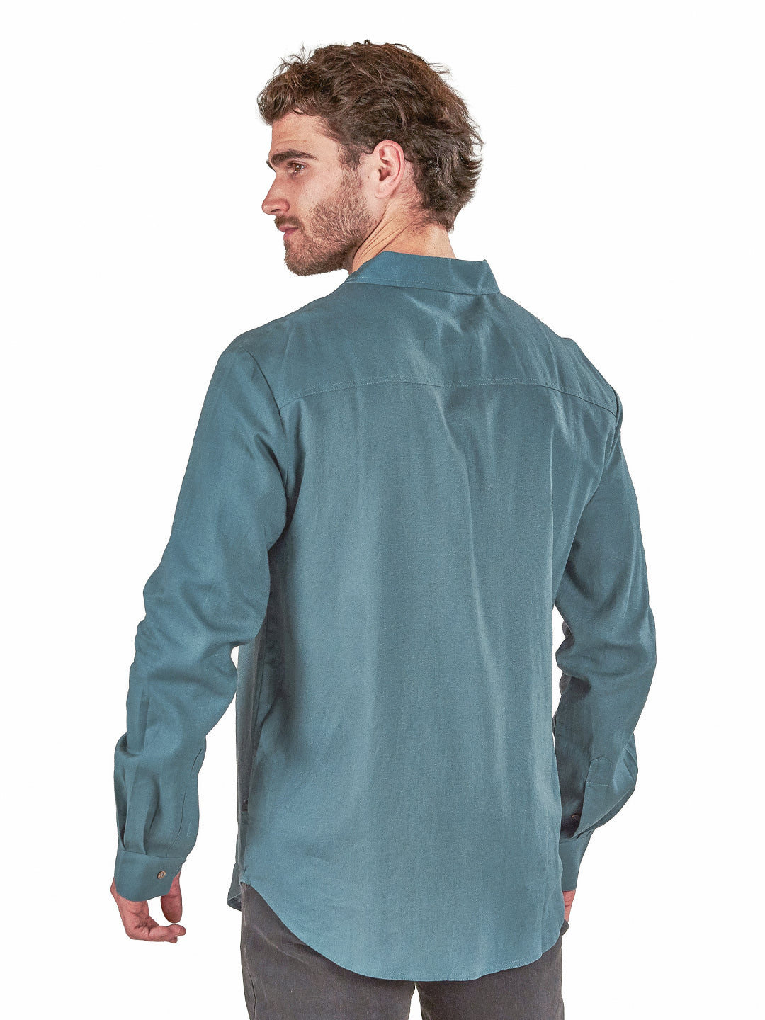 Camisa Anemona Hombre - Azul