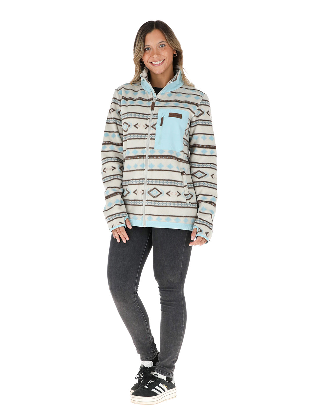 Polar Veinticuatro Siete Print Mujer - Beige