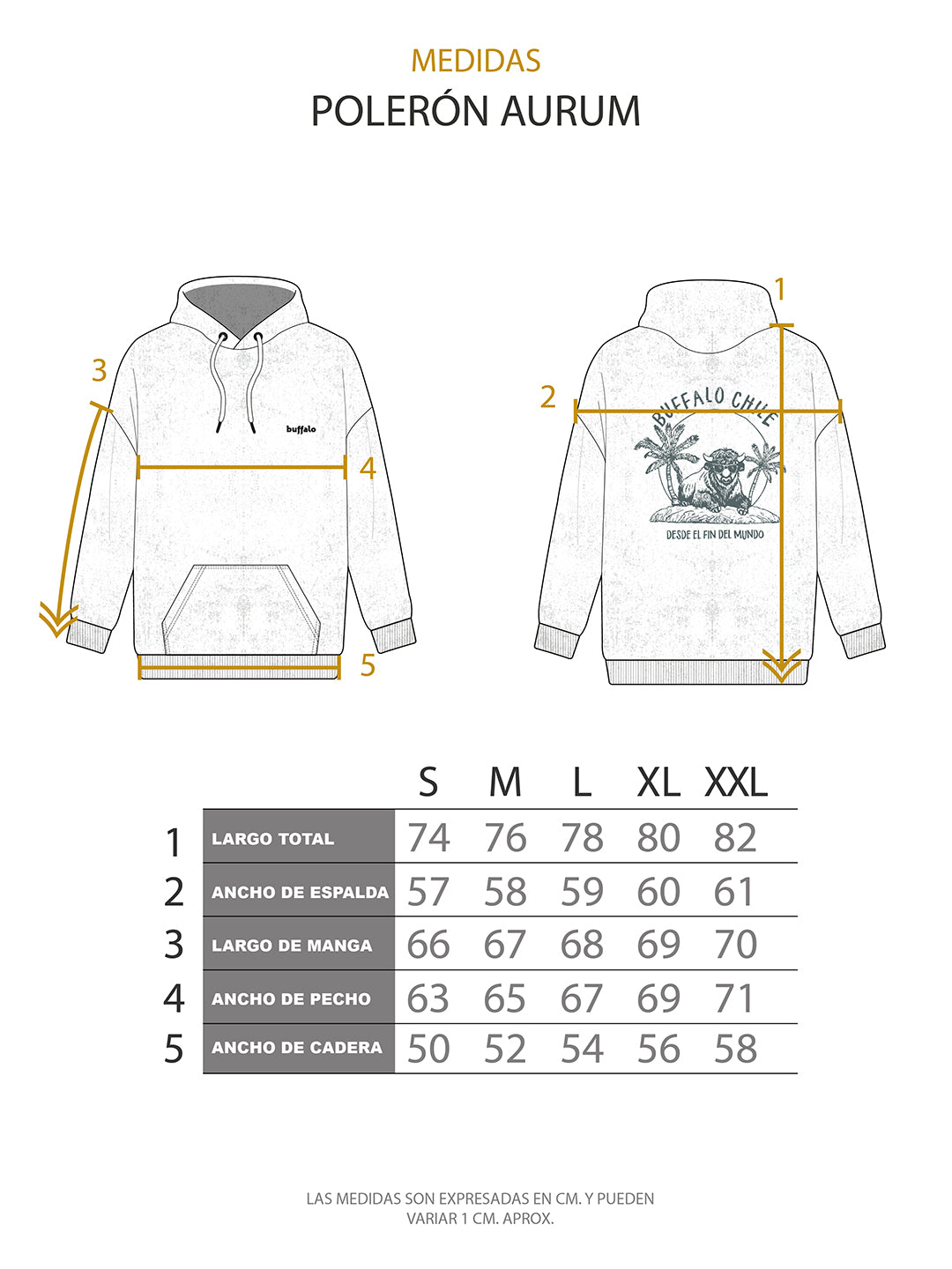Poleron Aurum Hombre - Celeste