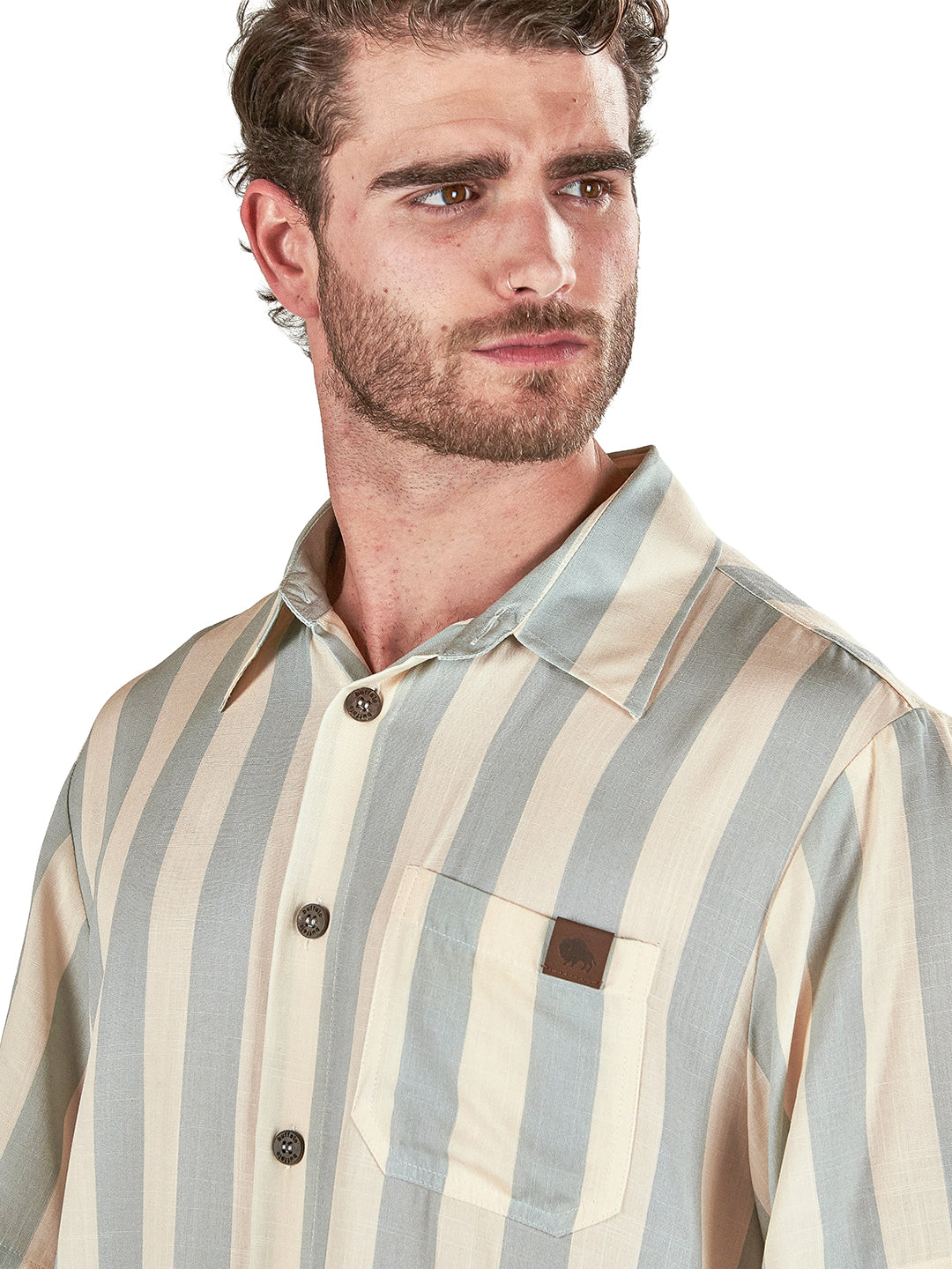Guayabera Opal Hombre - Beige