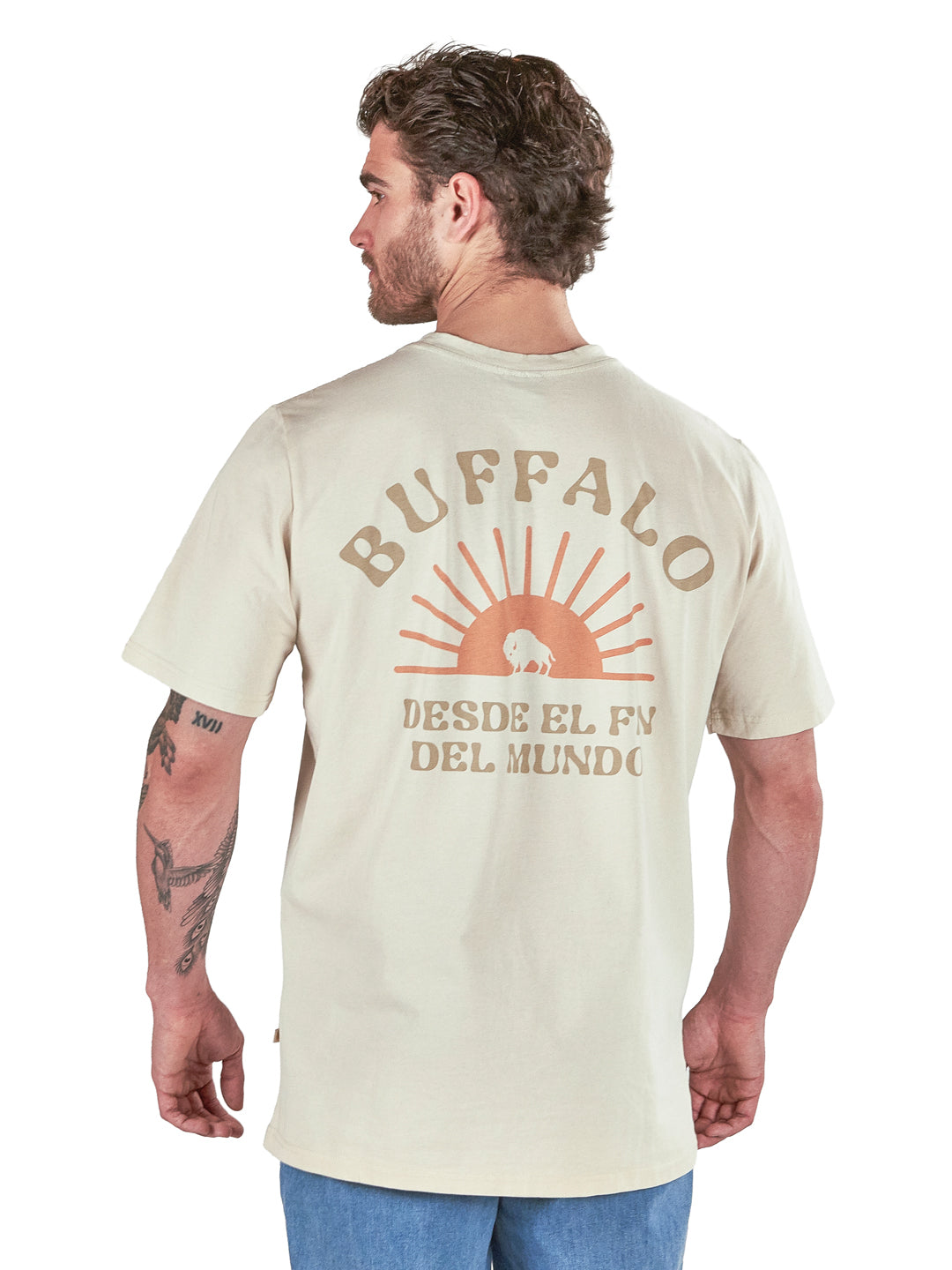 Polera Atardecer Hombre - Beige