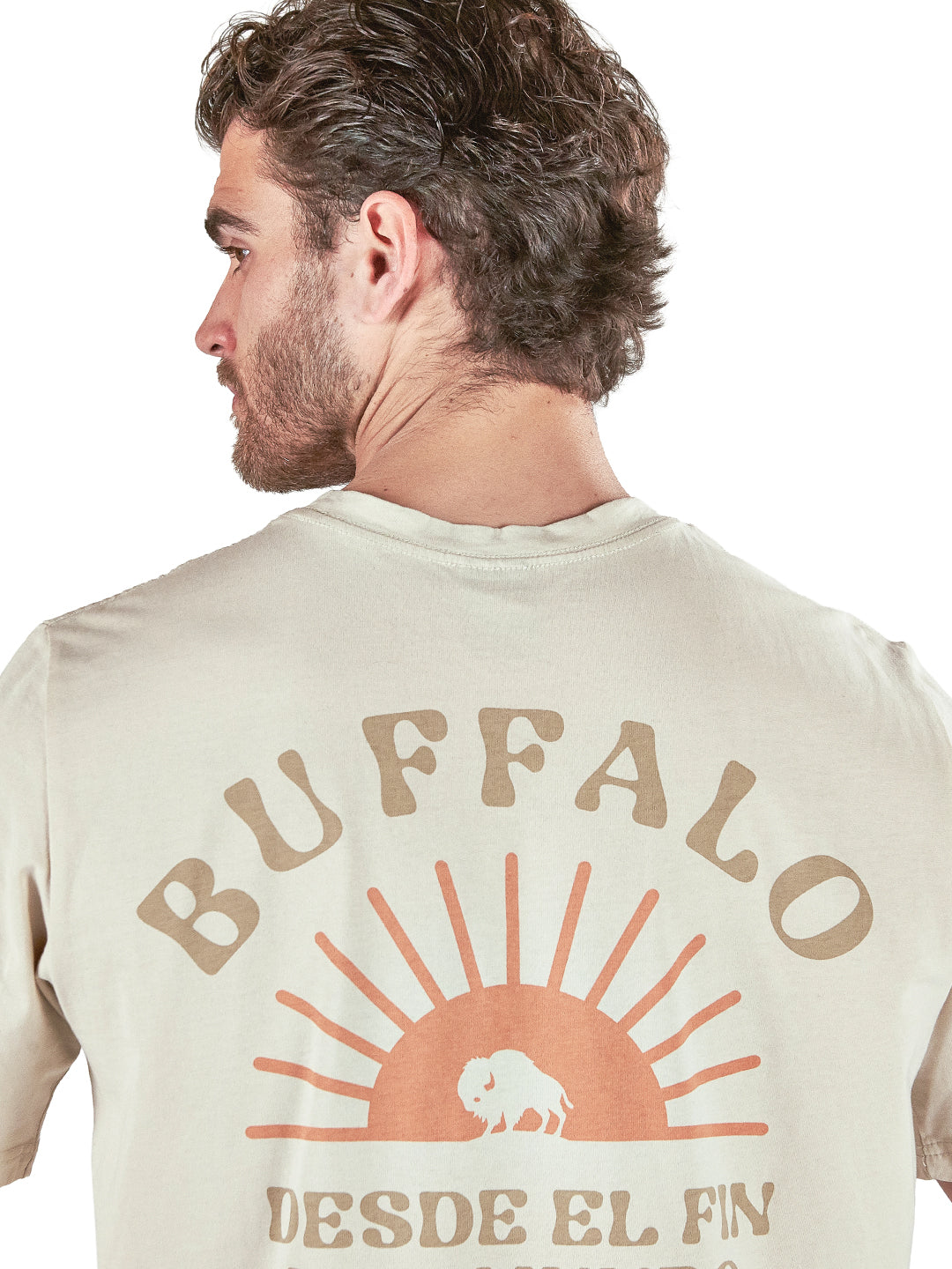 Polera Atardecer Hombre - Beige