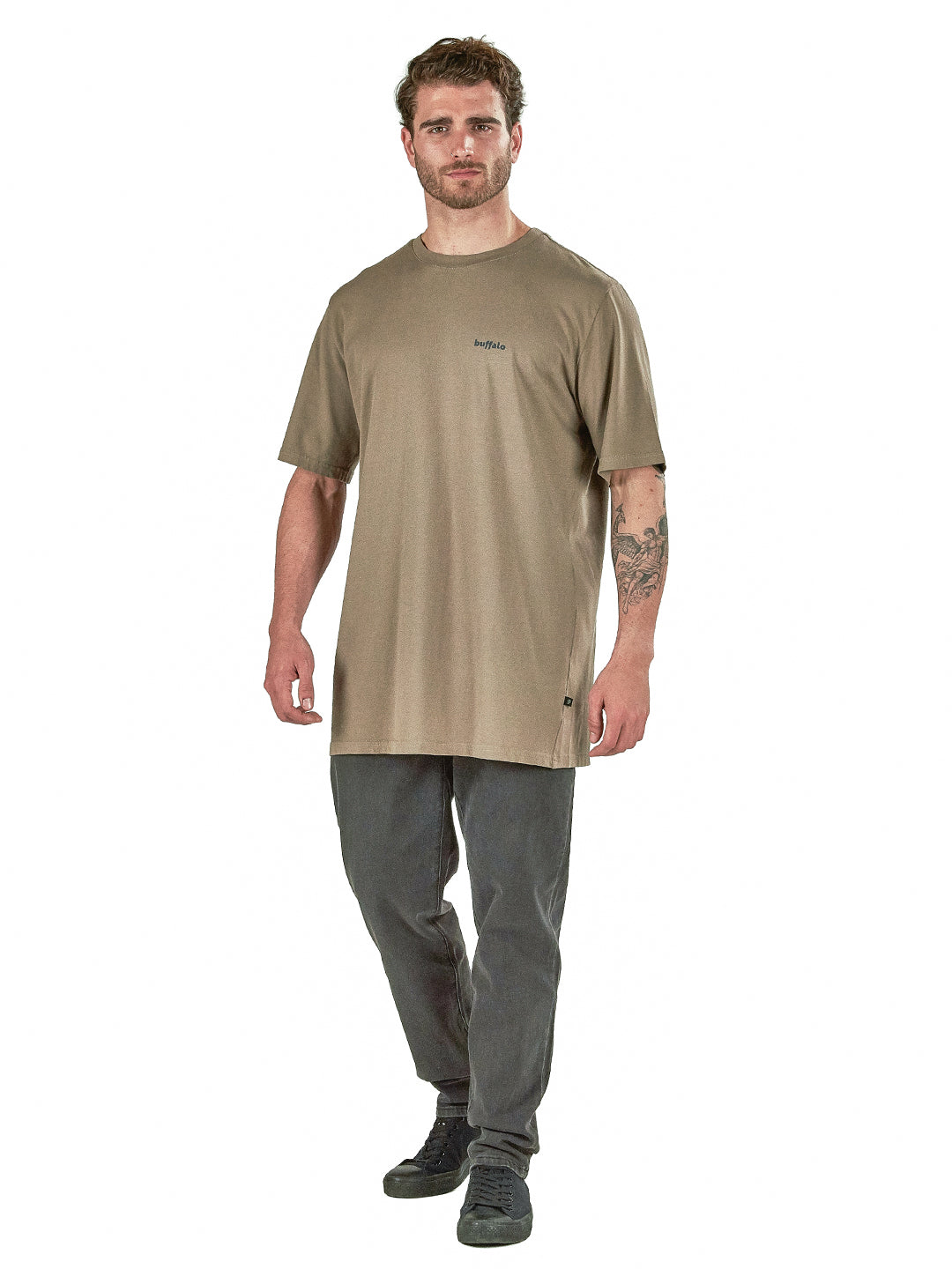 Polera Amanecer Hombre - Cafe