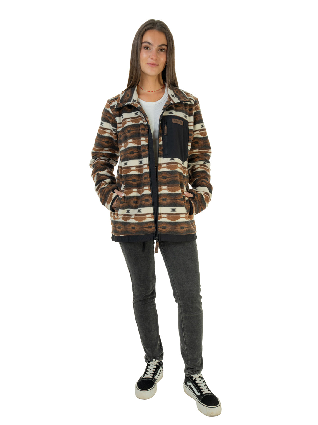 Polar Veinticuatro Siete Print Mujer - Cafe