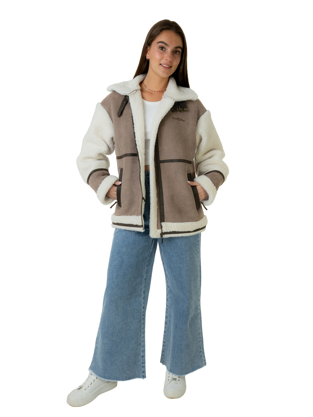 Chaqueta Tenca Mujer - Cafe