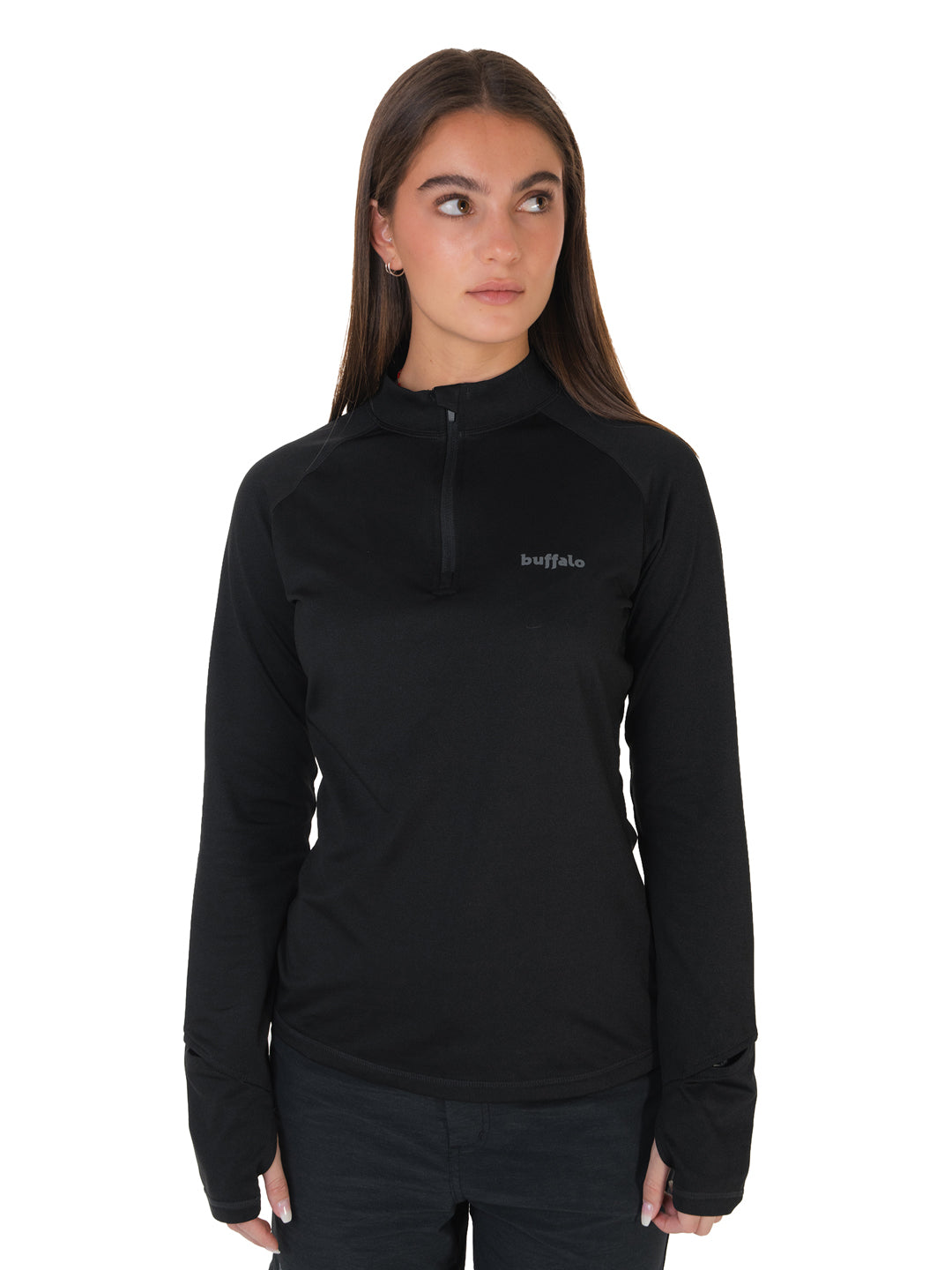 Polera Run Run Mujer - Negro