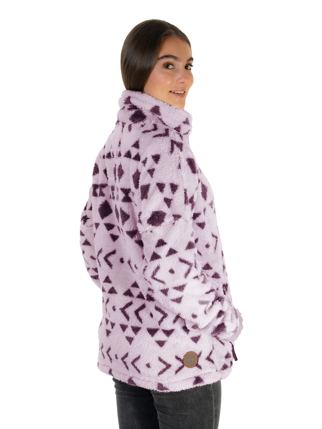 Chaqueta Nomada Print Mujer - Morado