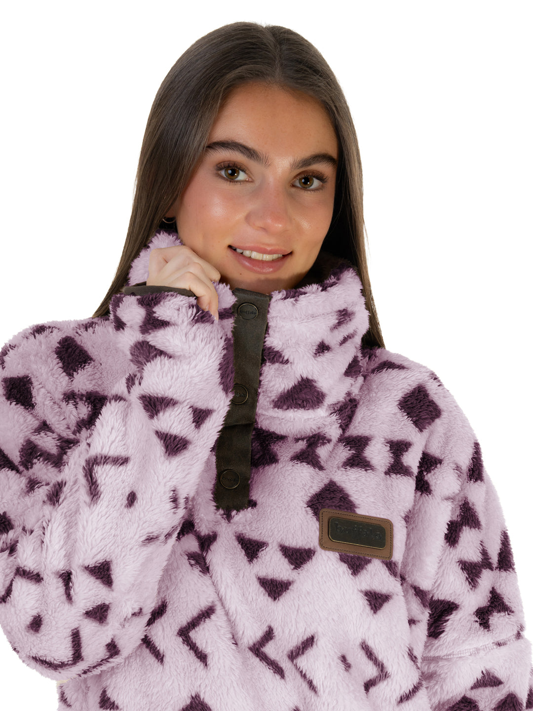 Chaqueta Nomada Print Mujer - Morado