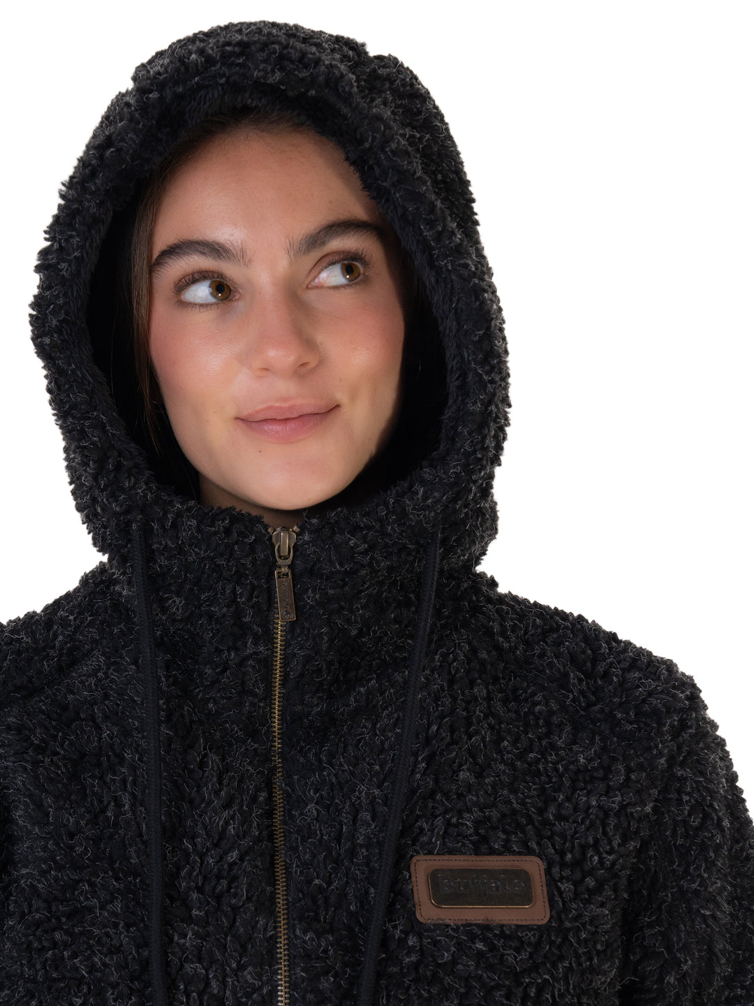 Chaqueta Lemu Mujer - Negro Jaspeado