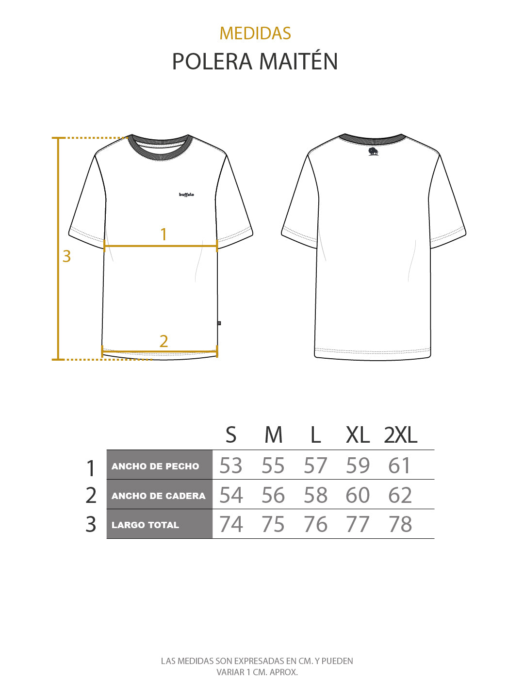 Polera Maiten Hombre - Negro