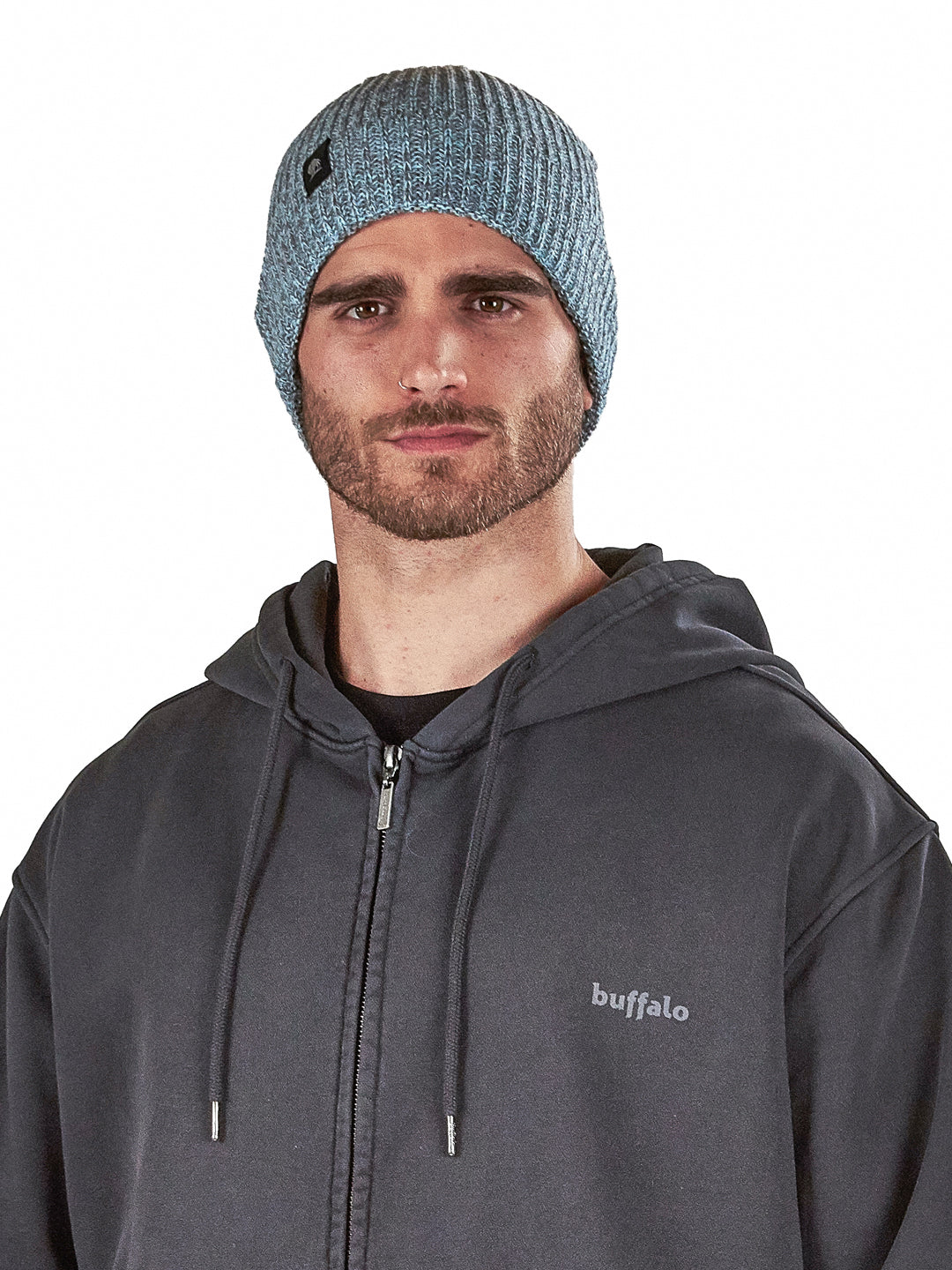 Gorro Calafate - Celeste Jaspeado
