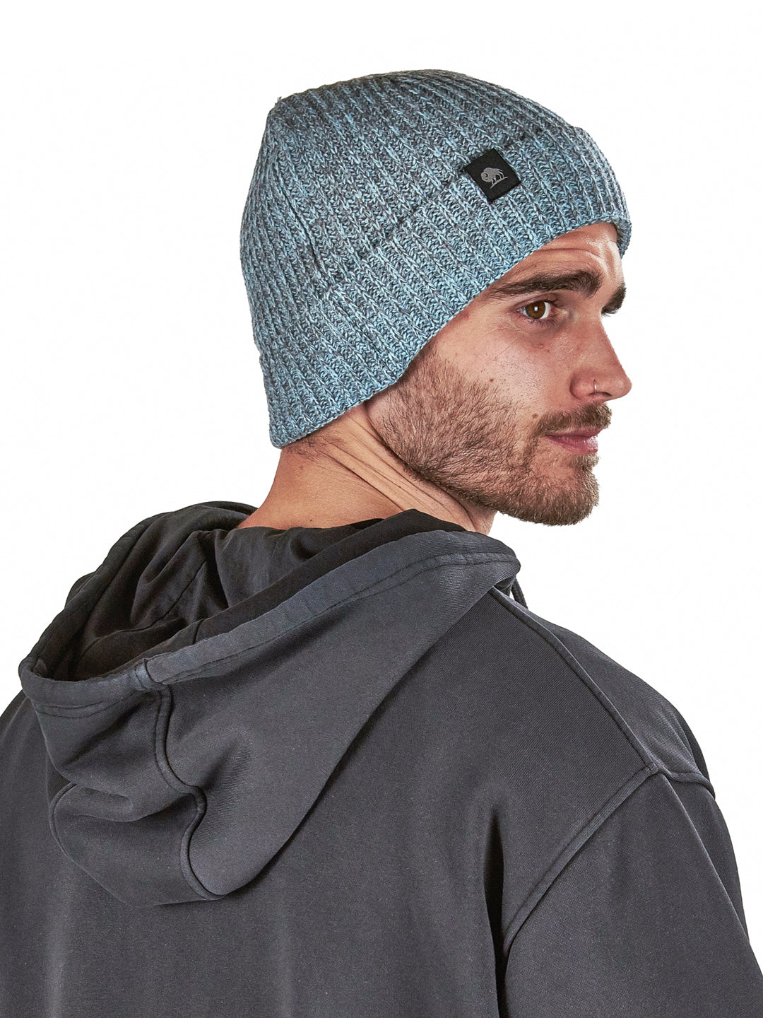 Gorro Calafate - Celeste Jaspeado