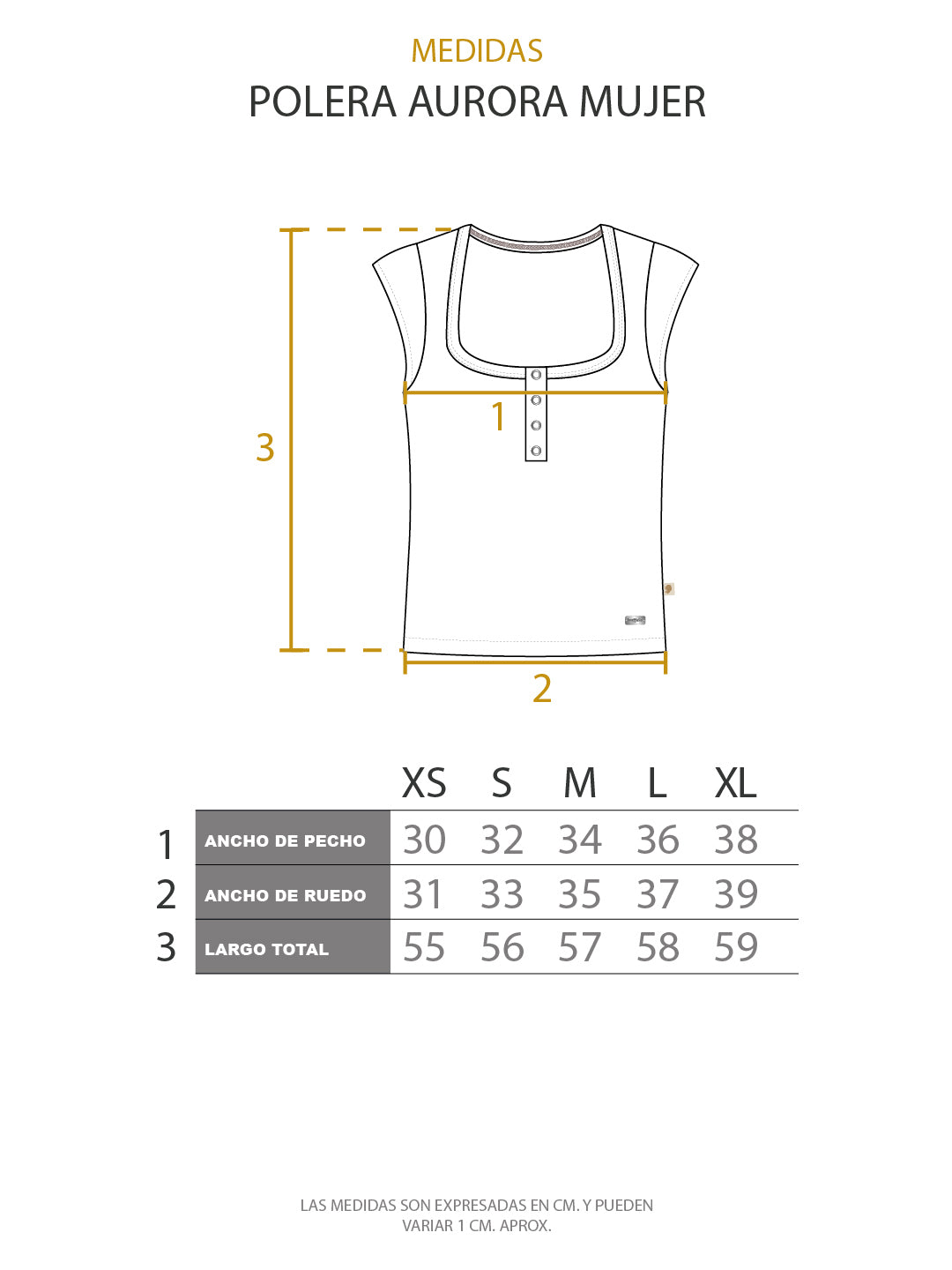 Polera Aurora Mujer - Palo Rosa