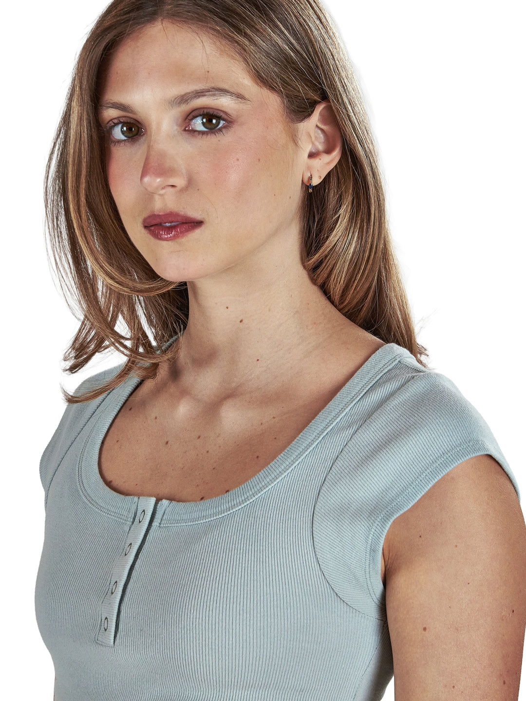 Polera Aurora Mujer - Verde Agua
