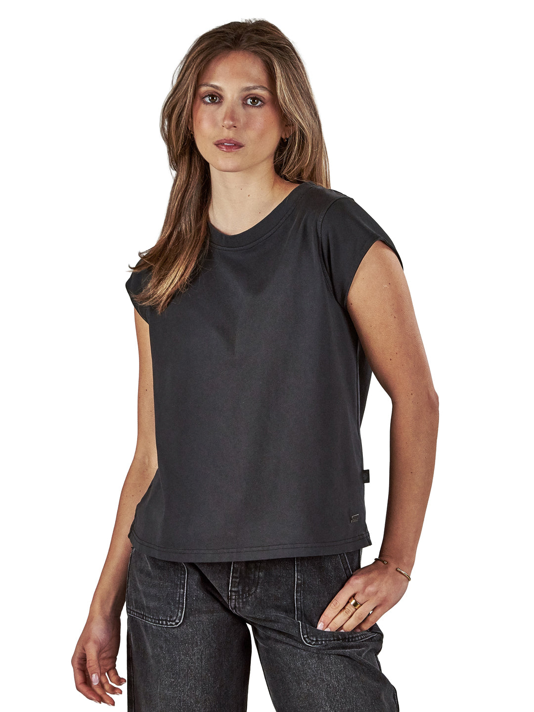 Polera Ramaria Mujer - Negro