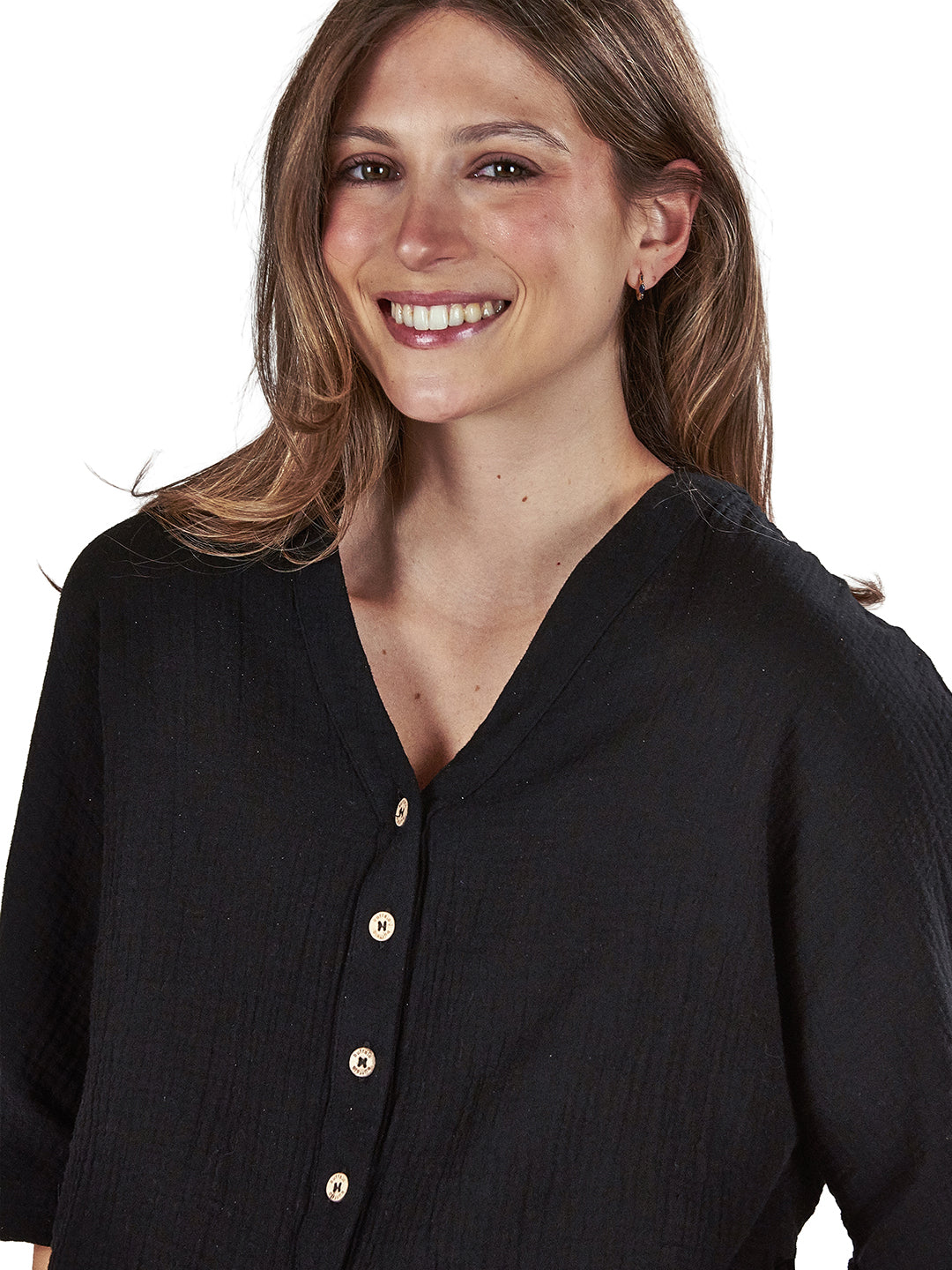 Blusa Ñirre Mujer - Negro
