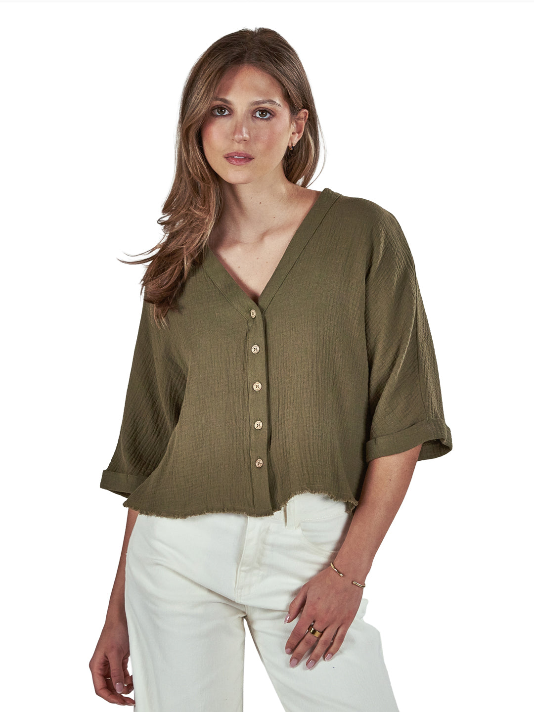 Blusa Ñirre Mujer - Verde