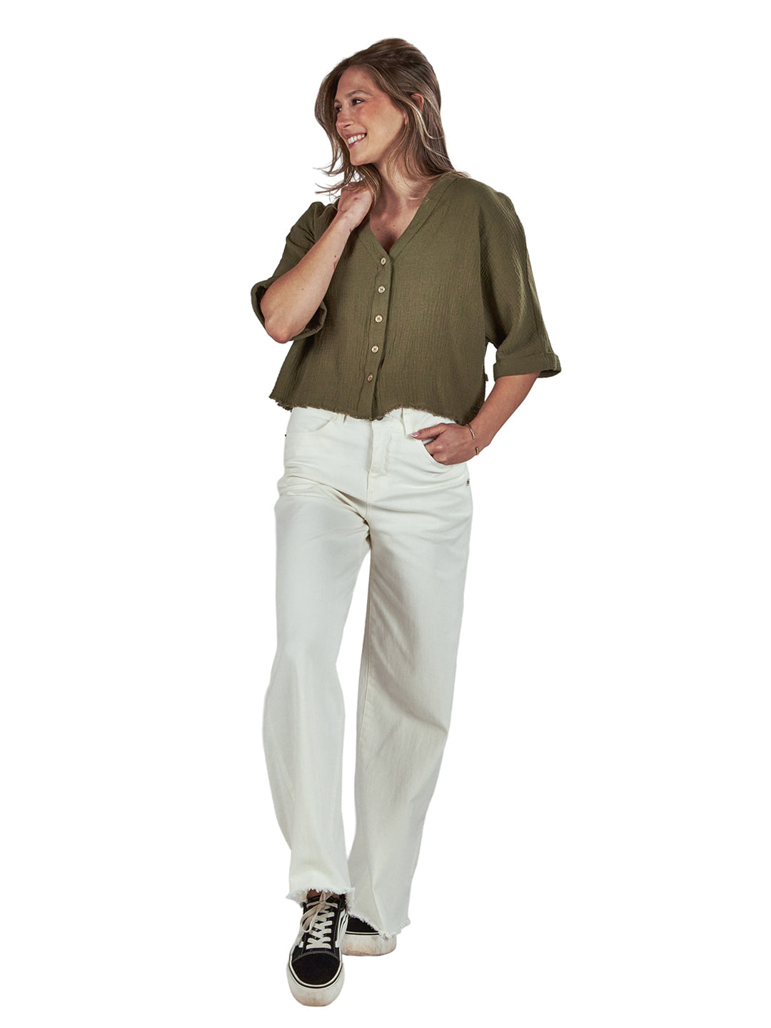 Blusa Ñirre Mujer - Verde