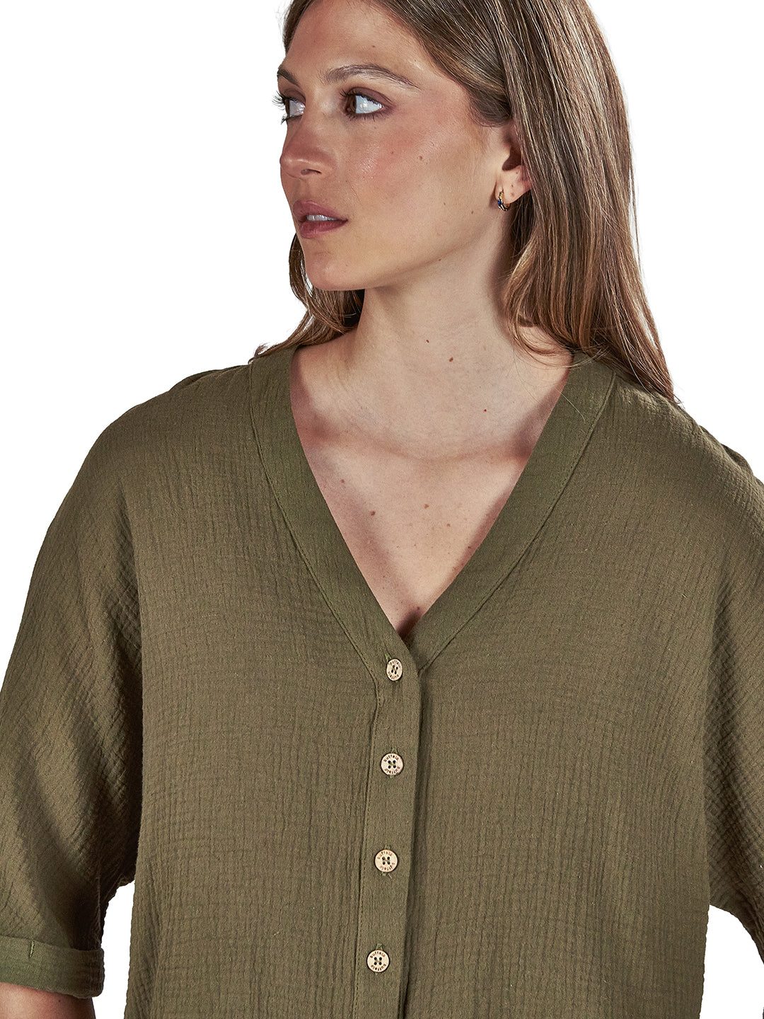 Blusa Ñirre Mujer - Verde