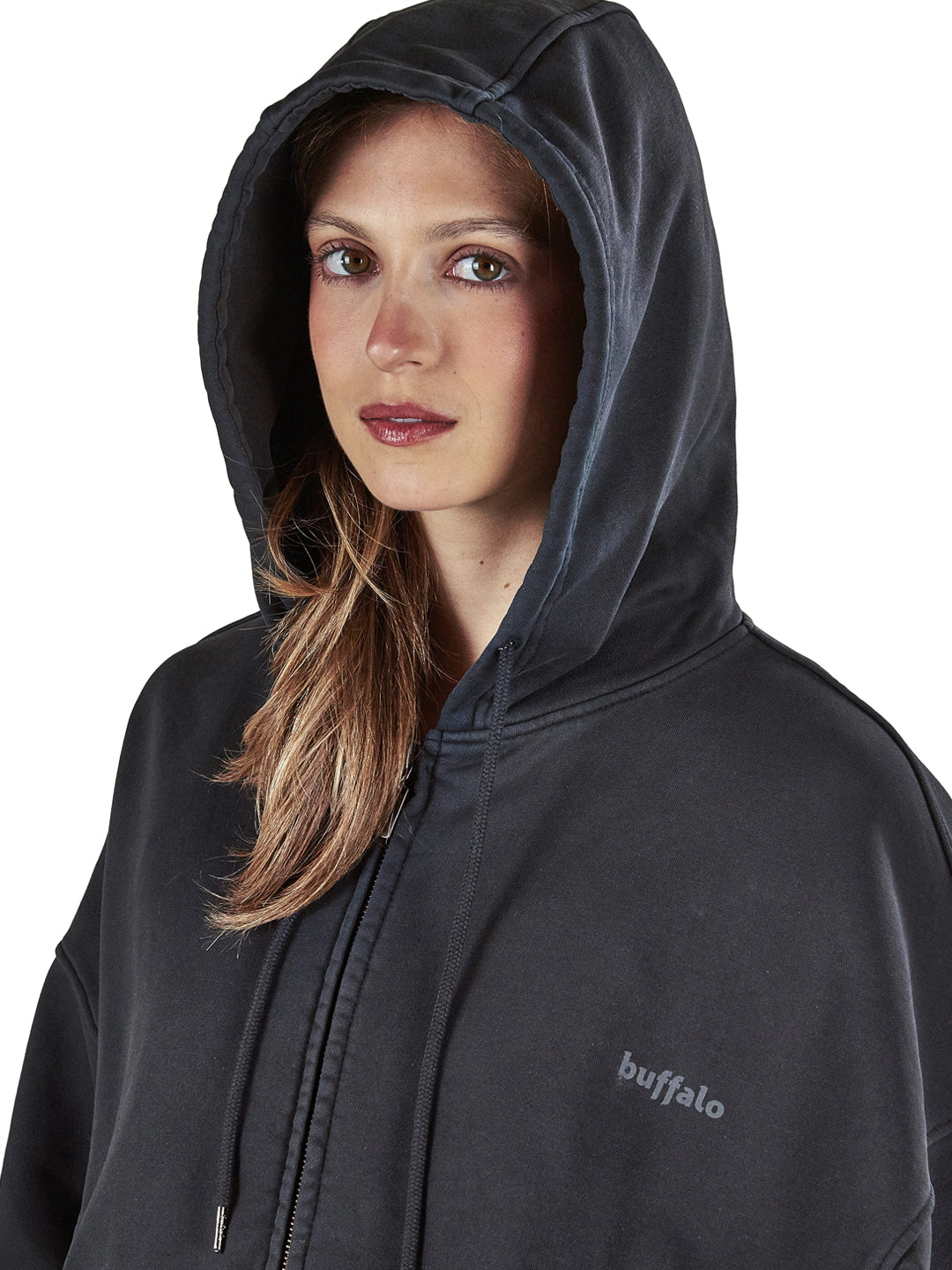 Poleron Solaz Mujer - Negro
