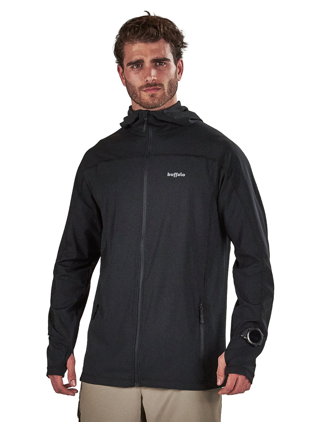 Poleron Radal Hombre - Negro