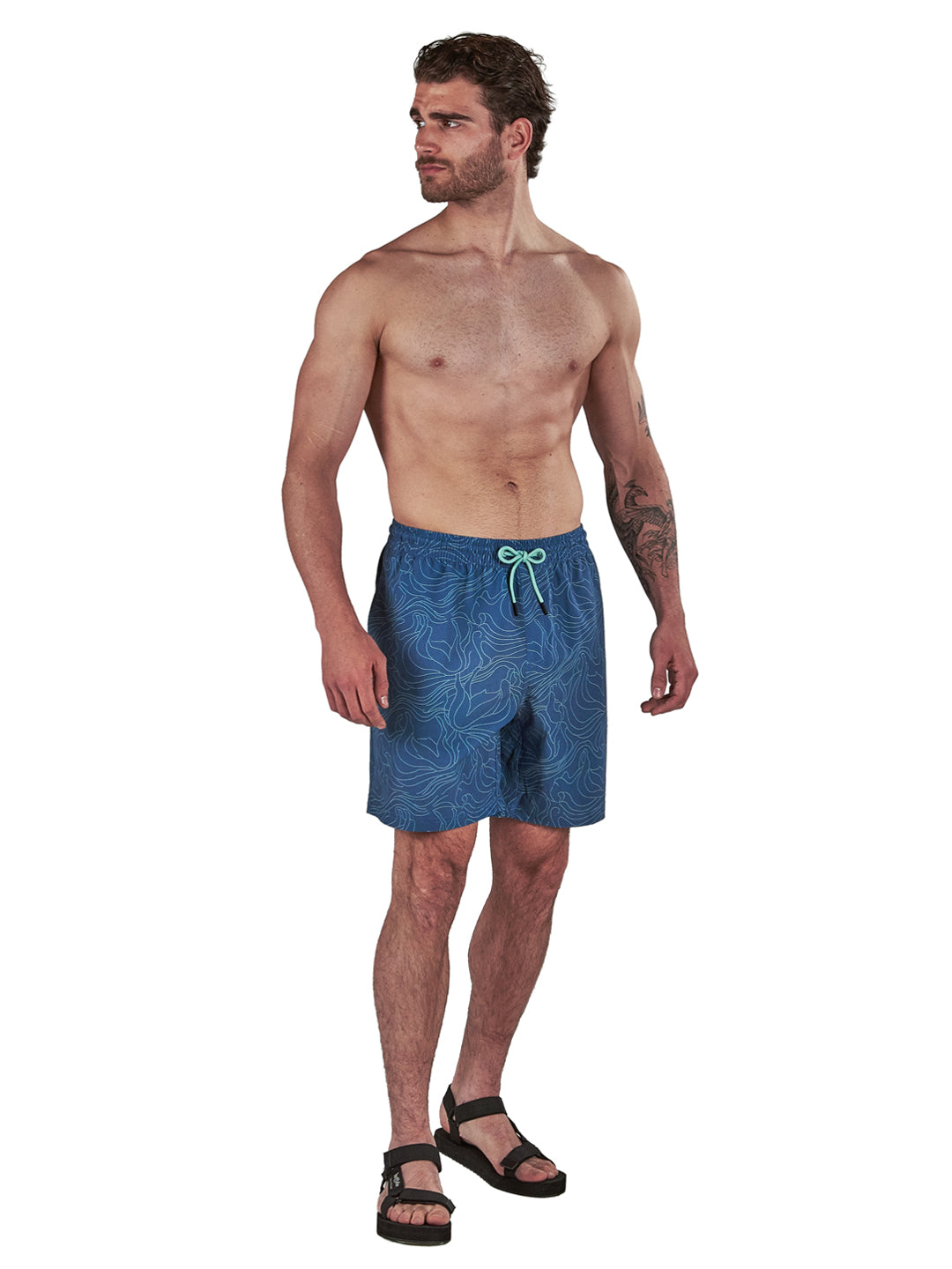 Traje de Baño Huiro Hombre - Azul