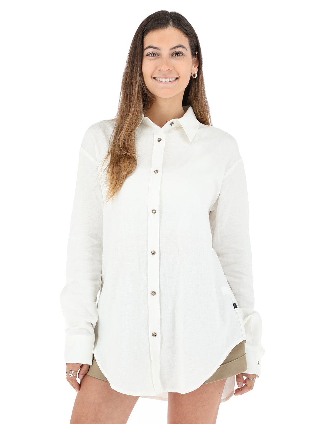 Camisa Anemona Mujer - Blanco