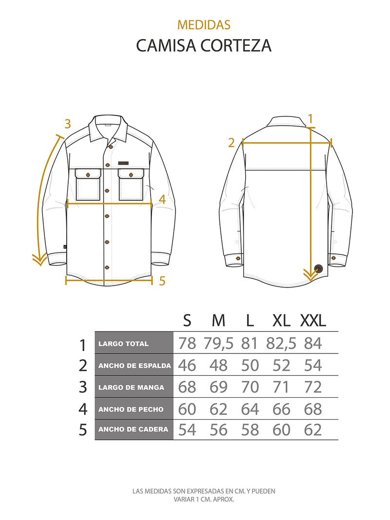 Última imagen de Camisa Corteza Hombre
