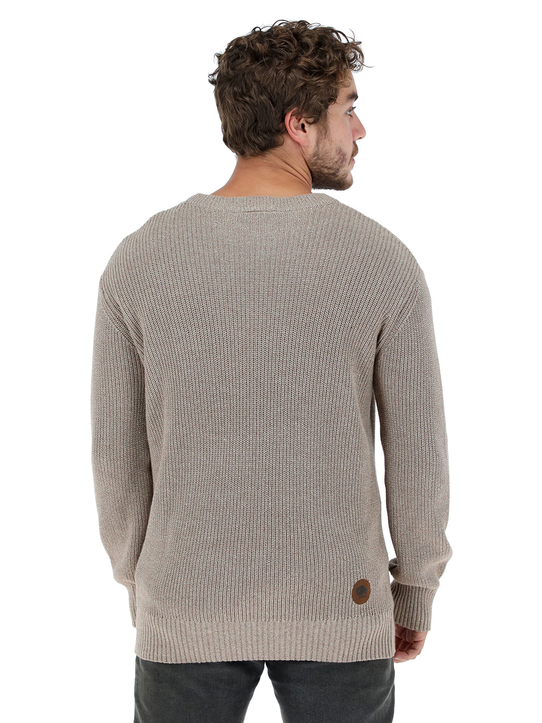 Chaleco Chapelco Hombre - Lana Jaspeado