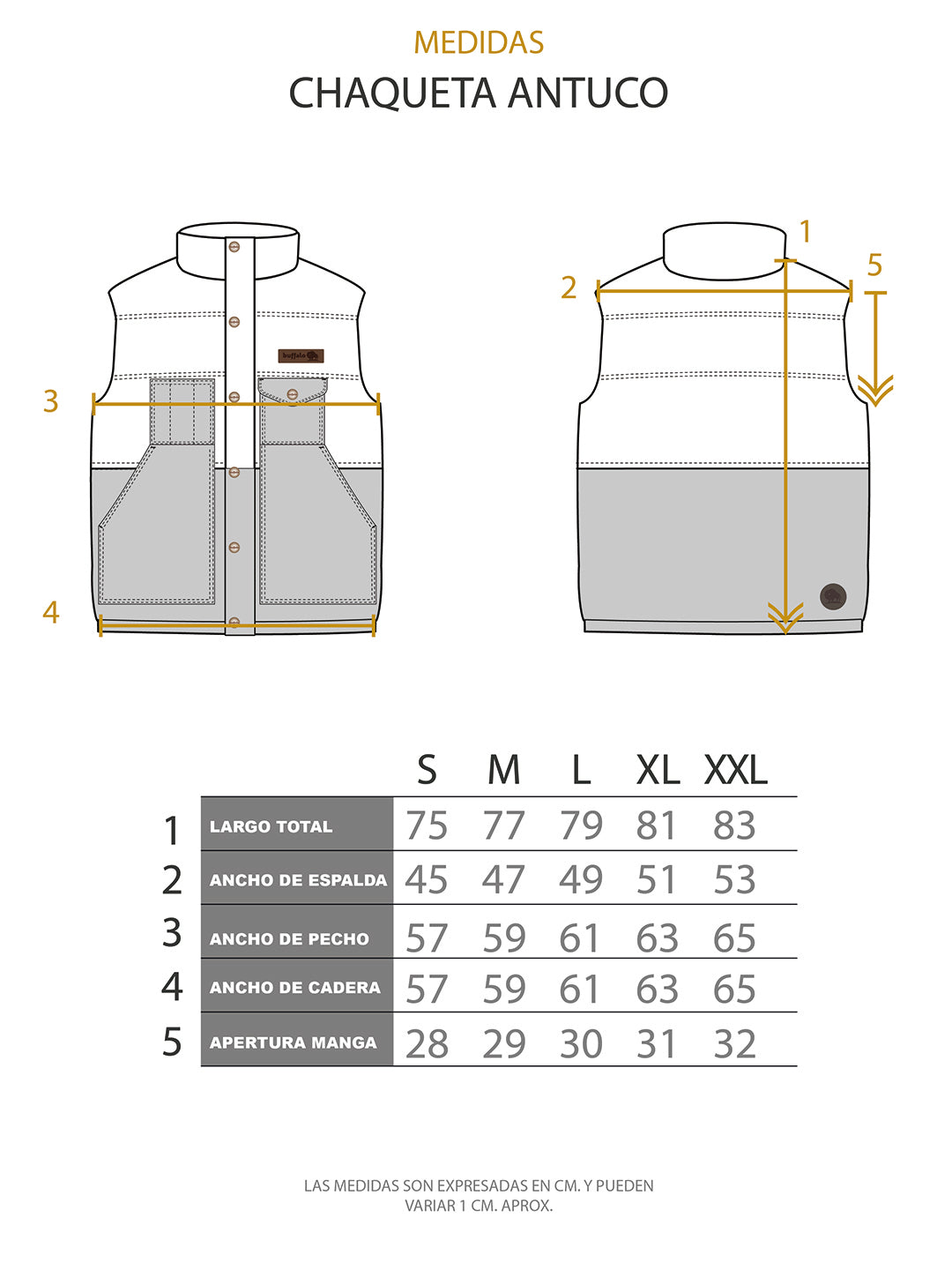 Chaqueta Antuco Hombre - Cafe